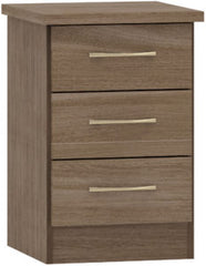 Nevada 2 Door 1 Drawer Wardrobe Bedroom Set Rustic Oak Effect - Online-Furniture-And-Fashion-Store