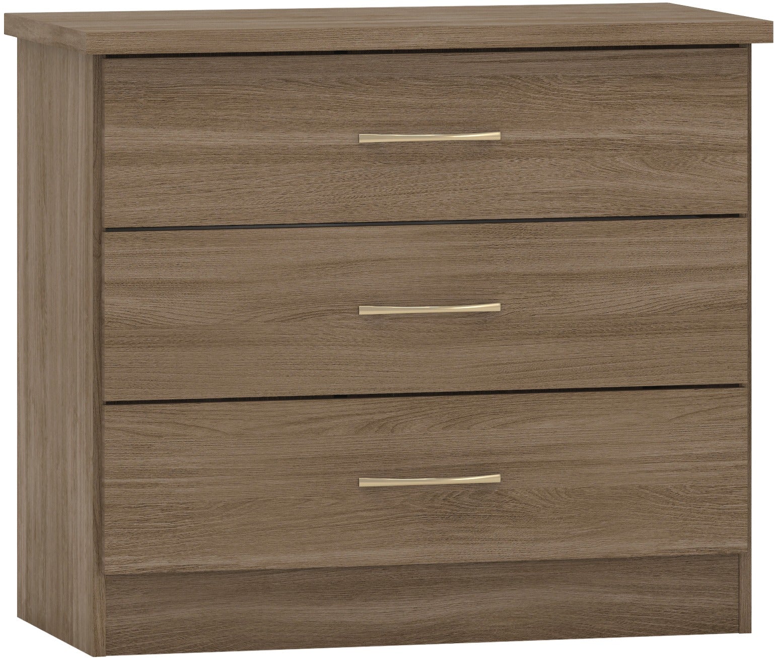 Nevada 2 Door 1 Drawer Wardrobe Bedroom Set Rustic Oak Effect - Online-Furniture-And-Fashion-Store