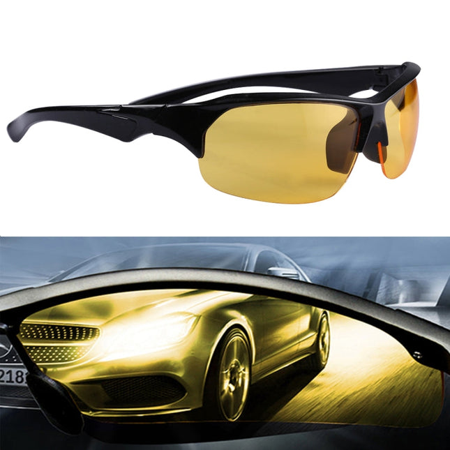 Yellow Lens Anti Glare  Glasses Safety Driver Sunglasses for Men / Women