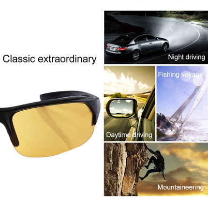 Yellow Lens Anti Glare  Glasses Safety Driver Sunglasses for Men / Women