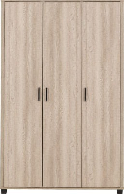 Oliver 3 Door Wardrobe in Light Oak Effect