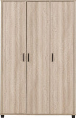 Oliver 3 Door Wardrobe in Light Oak Effect