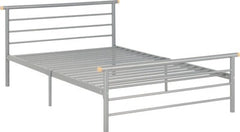 Orion 4ft Small Double 120cm Bed Frame in Metal with Metal Base