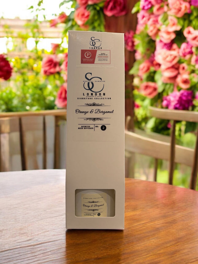 Orange & Bergamot Reed Diffuser (100ml) – Bright, Long‑Lasting Citrus