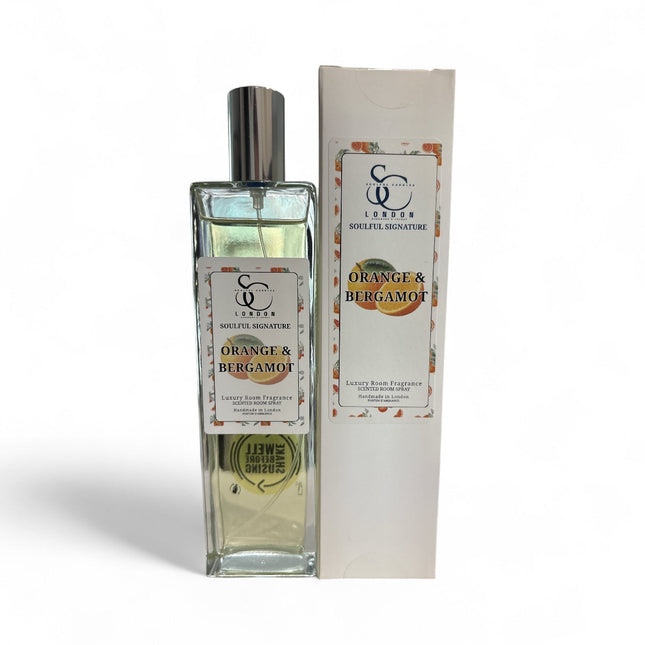 Orange & Bergamot Luxury Room Spray (Alcohol‑Free) – 100ml