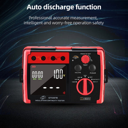 BENETECH GT5307B Professional LCD Digital Insulation Resistance Tester, GT5307B Insulation Resistance Tester