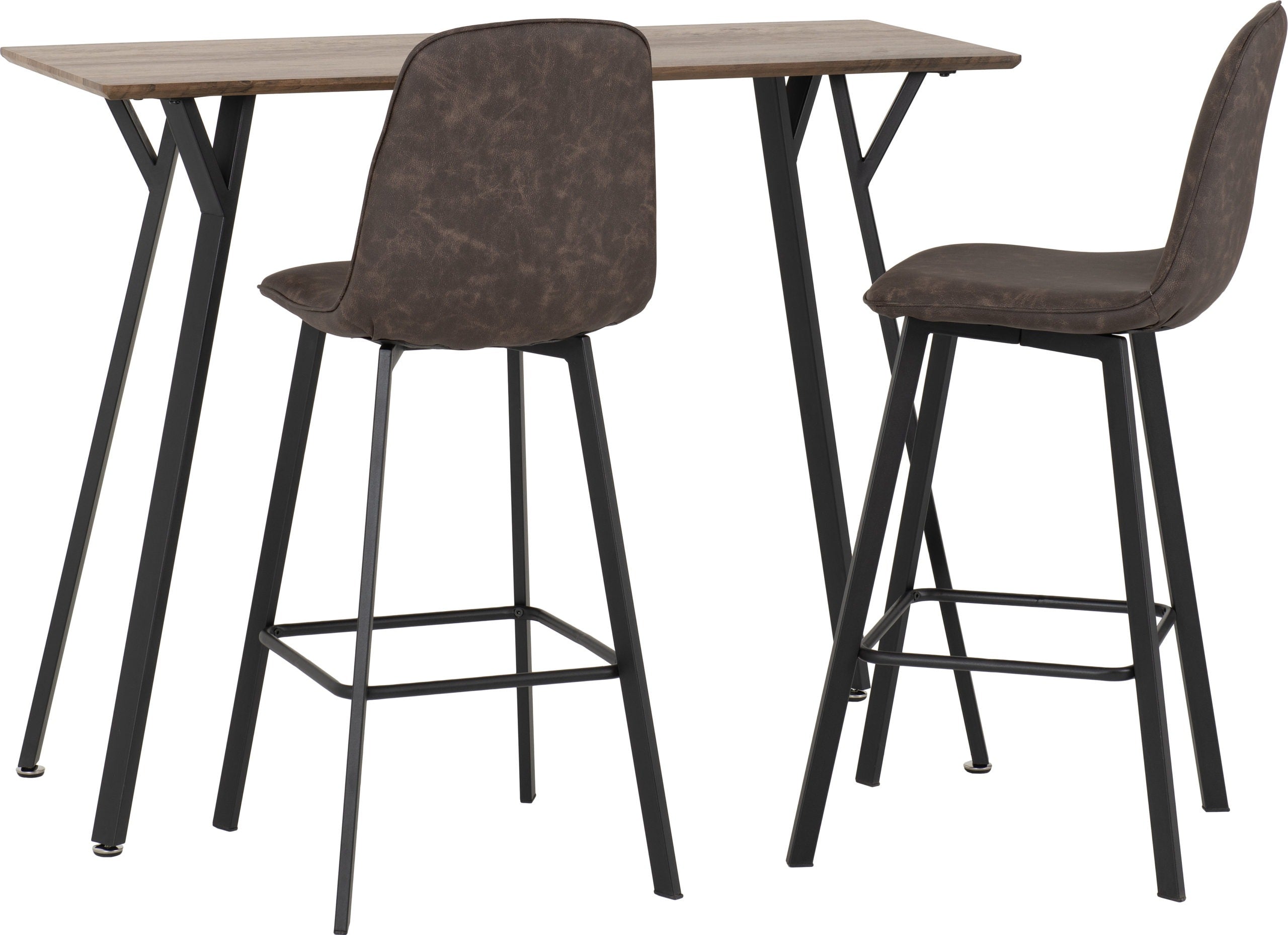 Quebec Bar Table With Two Bar Chairs