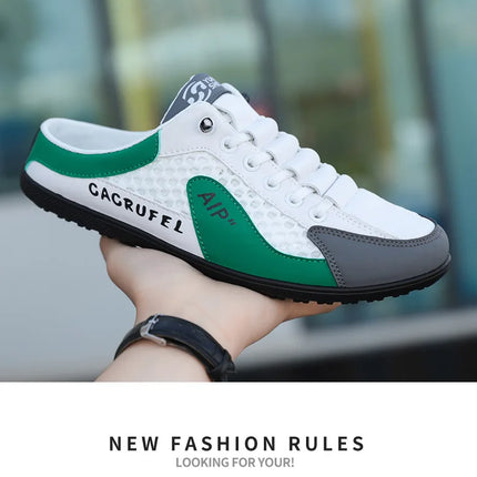 Men's Fashion Soft-soled Half Slippers Summer Men Trendy Bottom Casual Shoes Soft Sole Support Shoes Sneakers Zapatos De Hombre
