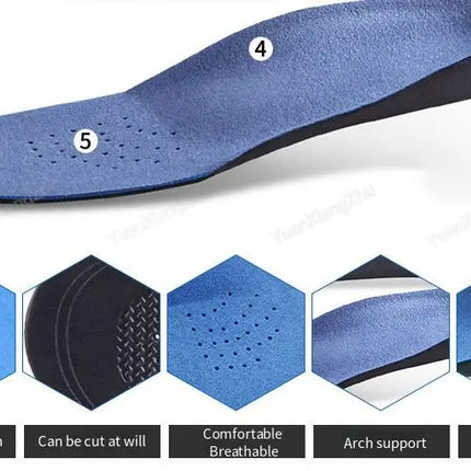 Arch Support Insole for Feet Men Women Orthopedic Insoles for Shoes Comfortable Shock-absorbing Inserts Sport Running Shoe Sole