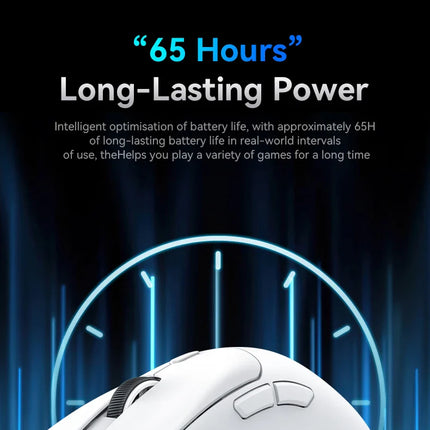 Attack Shark R1 Wireless Mouse Bluetooth Gaming Mouse PAW3311 Sensor,1000Hz Return-rate,Tri-mode,Ergonomic,Rechargeable