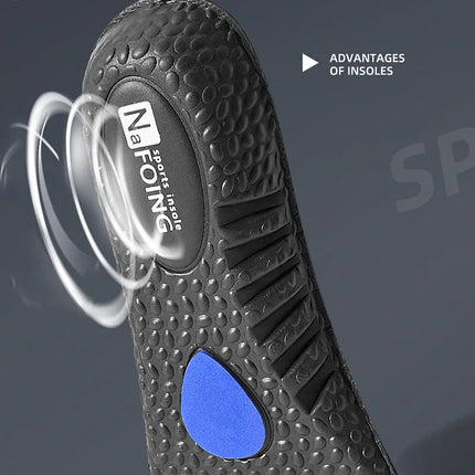EVA Insoles for Shoes Sole Shock Orthotic Insole Absorption Deodorant Breathable Cushion Running Insoles for Feet Arch Suppor
