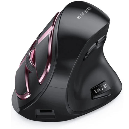 Bluetooth Vertical Wireless Mouse for Tablet Laptop Notebok Rechargeable USB Wireless Mouse Ergonomics Right Hand