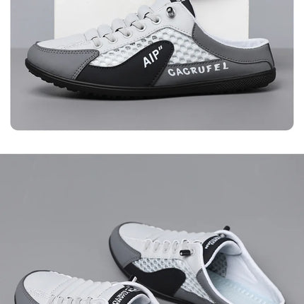 Men's Fashion Soft-soled Half Slippers Summer Men Trendy Bottom Casual Shoes Soft Sole Support Shoes Sneakers Zapatos De Hombre