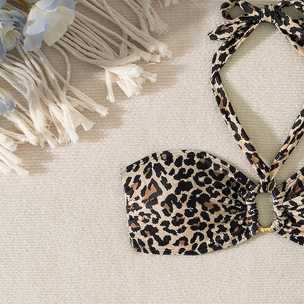 "2025 Sexy Bandeau Push-Up Bikini Set - Brazilian Thong Swimwear for Women"