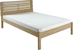 SANTANA 5' BED  - LIGHT OAK/RATTAN EFFECT Mattress and Delivery Included