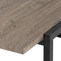 SELMA COFFEE TABLE - MEDIUM OAK/BLACK OAK EFFECT