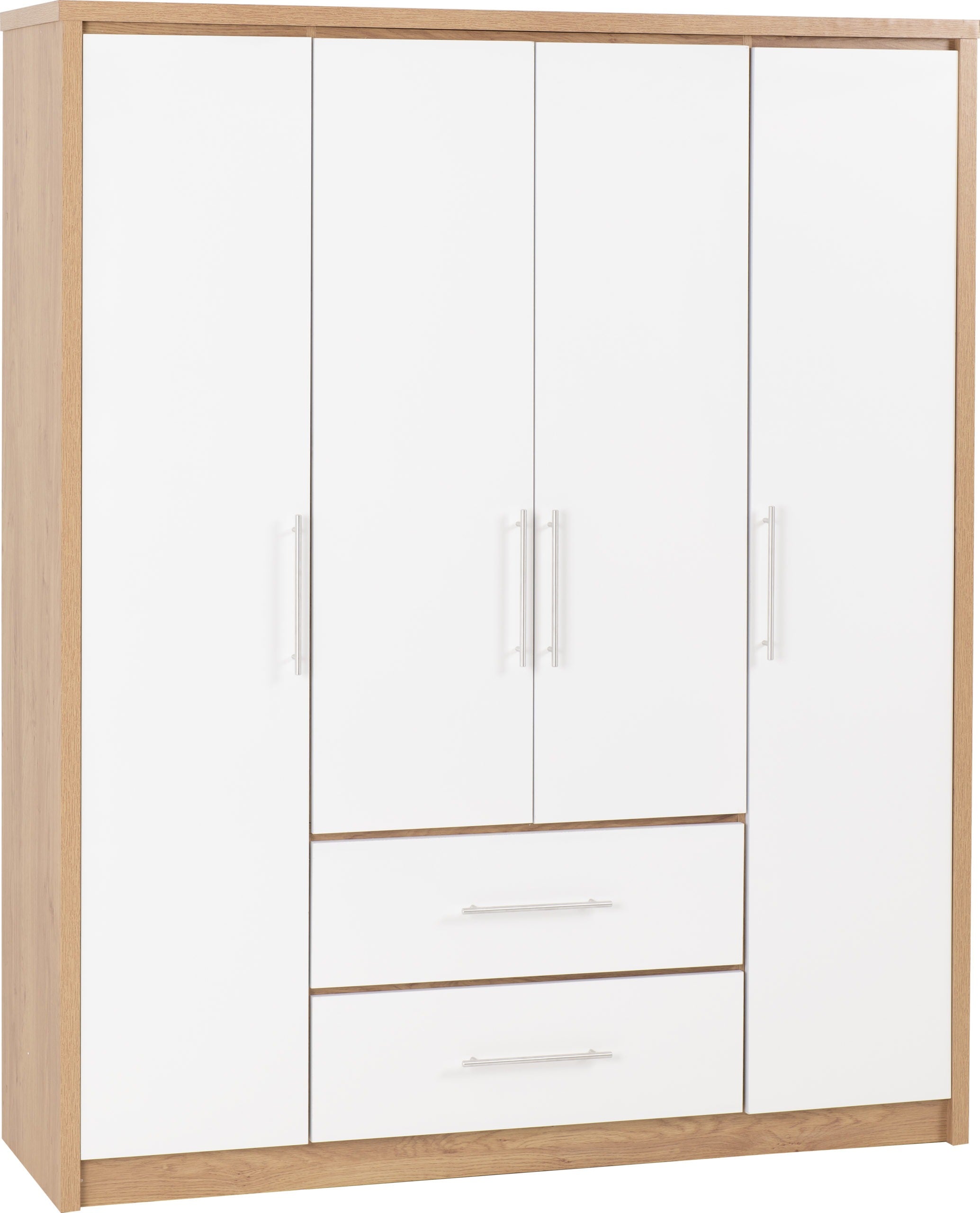 Seville 4 Door 2 Drawer Wardrobe