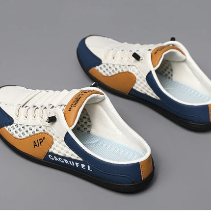 Men's Fashion Soft-soled Half Slippers Summer Men Trendy Bottom Casual Shoes Soft Sole Support Shoes Sneakers Zapatos De Hombre