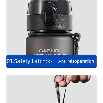 1-2PCS Portable BPA Free Leak Proof Sports&Fitness Frosted Water Bottle High Quality Children and Adults Casual Water Cup