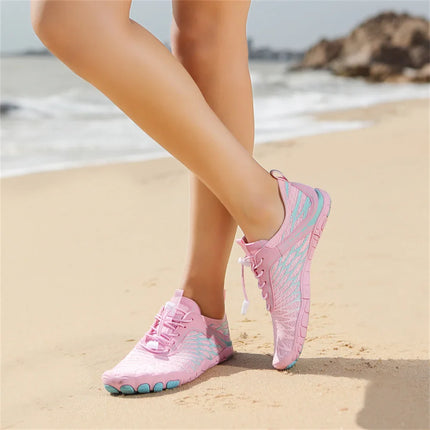 Aqua Shoes For Women Men Barefoot Water Shoes Anti-Slip Quick-Drying Outdoor Beach Upstream Wading Swimming Shoe Sneakers Unisex
