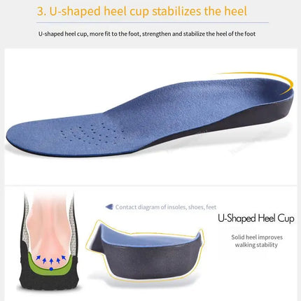 Arch Support Insole for Feet Men Women Orthopedic Insoles for Shoes Comfortable Shock-absorbing Inserts Sport Running Shoe Sole