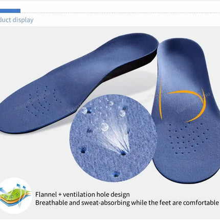 Arch Support Insole for Feet Men Women Orthopedic Insoles for Shoes Comfortable Shock-absorbing Inserts Sport Running Shoe Sole