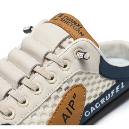 Men's Fashion Soft-soled Half Slippers Summer Men Trendy Bottom Casual Shoes Soft Sole Support Shoes Sneakers Zapatos De Hombre