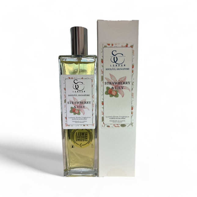 Strawberry & Lily Luxury Room Spray (Alcohol‑Free) – 100ml