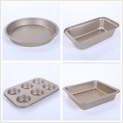 5 in 1 Cake Mould Pizza Bakeware Home Pastry Biscuit Bread Baking Tool Set, 5 in 1