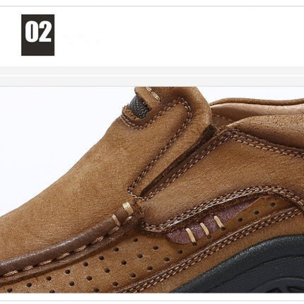 Comfortable and Breathable Non-Slip Set Feet Outdoor Hiking Sneakers Formal Shoes for Men, 47, 48