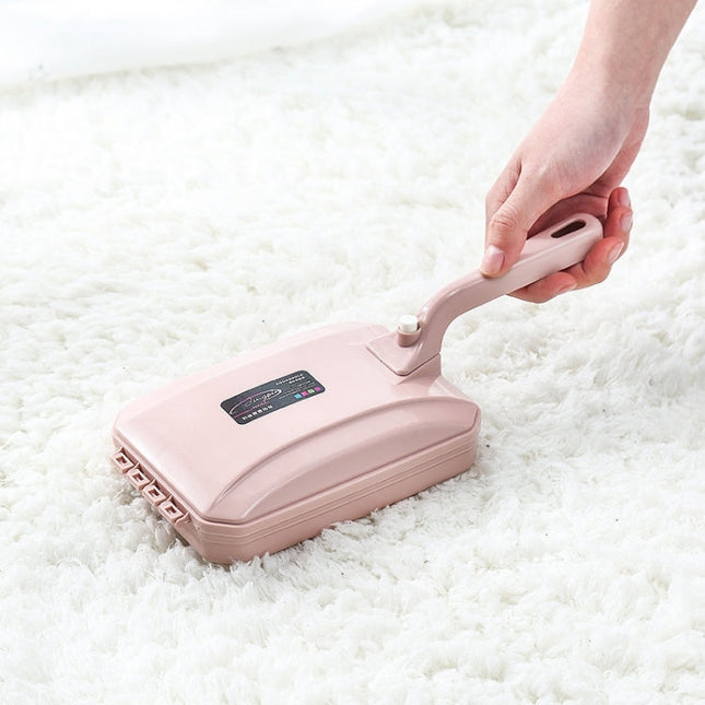 Two-row Brush Handheld Carpet Sweeper Brush Sofa Bed Pet Hair Debris Crumb Dirt Fur Cleaner Roller Cleaning Tools, Random Color Delivery