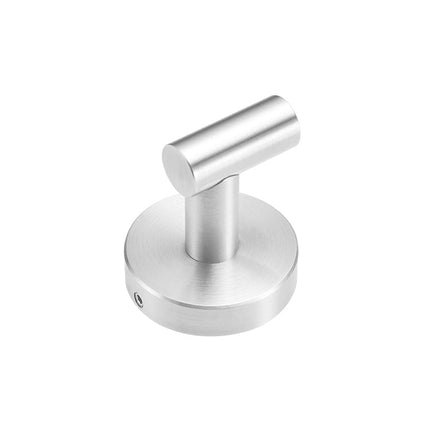 3 In 1 Matte 304 Stainless Steel Towel Bar Paper Towel Rack Hook Bathroom Accessories Bath Shower Set, Color:Silver