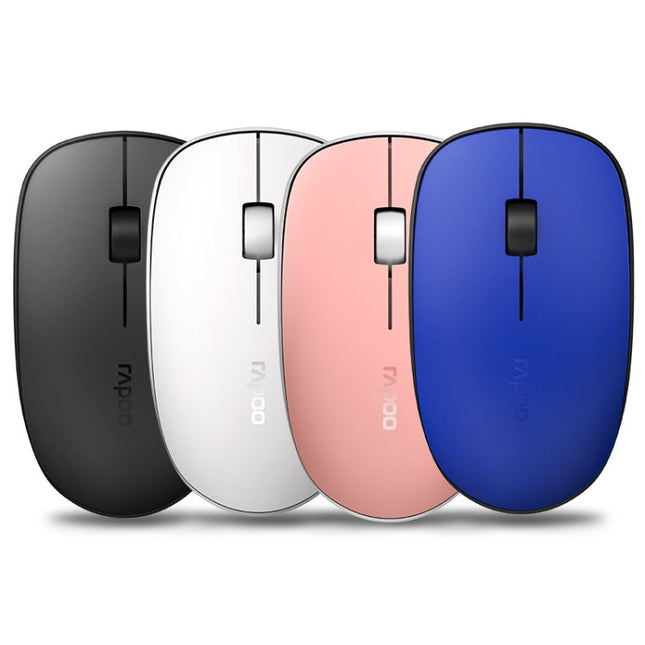 Rapoo M200G 1300 DPI 3 Keys Silent Wireless Mouse(Blue)
