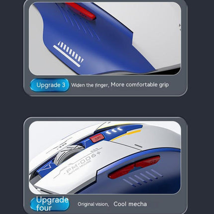 Inphic F9 Mecha Wireless Mouse Charging Office Game Mouse(Single Model 2.4G)