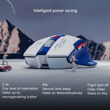 Inphic F9 Mecha Wireless Mouse Charging Office Game Mouse(Single Model 2.4G)