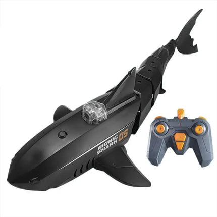 RC Shark Water Toy With Photo And Video Camera Radio Controlled Boat Toy For Children(Black)