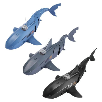 RC Shark Water Toy With Photo And Video Camera Radio Controlled Boat Toy For Children(Black)