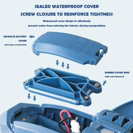 RC Shark Water Toy With Photo And Video Camera Radio Controlled Boat Toy For Children(Black)