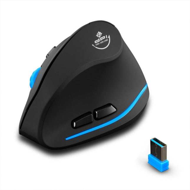 ZELOTES F-35A 6-Buttons Vertical Grip Ergonomic Rechargeable Wireless Mouse(Wireless Version)