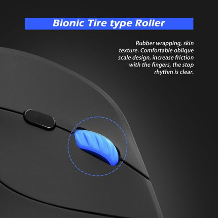 ZELOTES F-35A 6-Buttons Vertical Grip Ergonomic Rechargeable Wireless Mouse(Wireless Version)