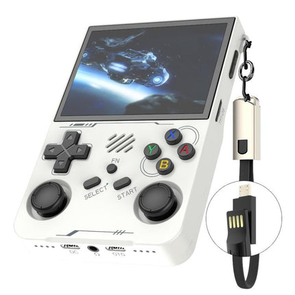 R36XX Dual-Band WiFi Handheld Game Console 3.5-Inch IPS HD Mipi Screen Open-Source Linux OS, 64G, 128G