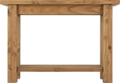 Tortilla Distressed Wax Pine Console Table