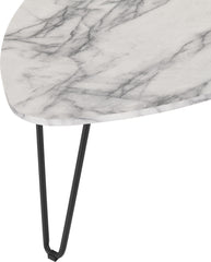 Trieste Coffee Table White Marble Effect This range comes flat-packed for easy home assembly