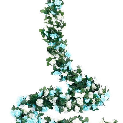 YouYouHuan 2 Pcs Artificial Rose Vine Garland for Wedding & Home Decor