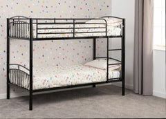 Ventura 3ft Bunk Bed Black Finish Can Be Used As Two Beds