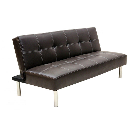 Venus PVC Sofa Bed - Brown