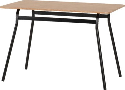 Warren 1+4 Dining Set - Russet Oak Effect/Black