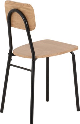 Warren 1+4 Dining Set - Russet Oak Effect/Black