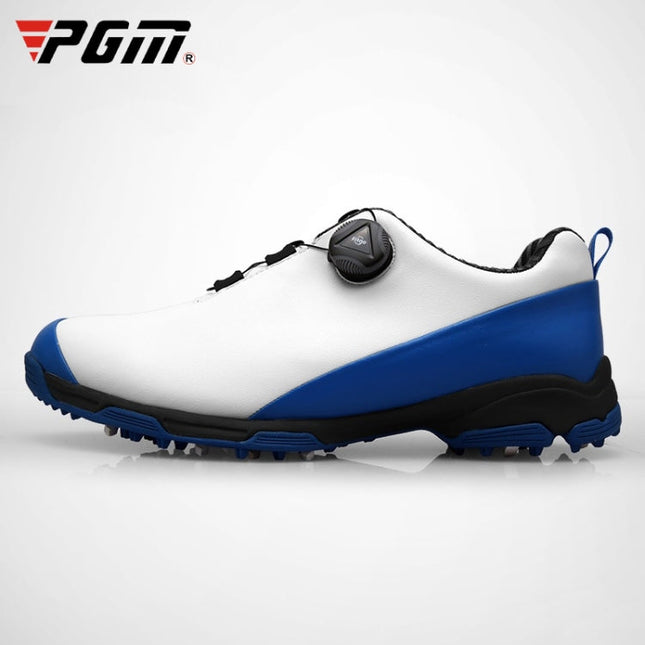 PGM Golf Waterproof Rotary Buckle Shoe Sneakers for Men, 41, 45, 40, 42, 43, 44