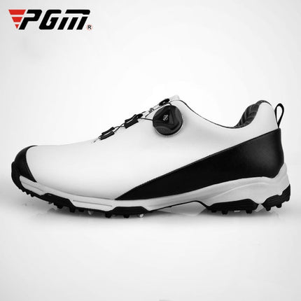 PGM Golf Waterproof Rotary Buckle Shoe Sneakers for Men, 41, 45, 40, 42, 43, 44